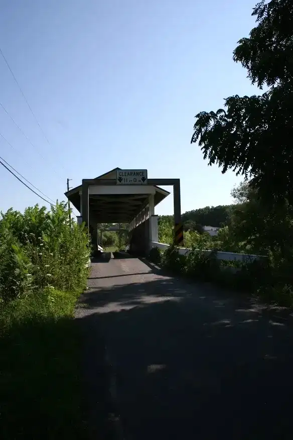 Snooks Covered Bridge in East St. Clair PA