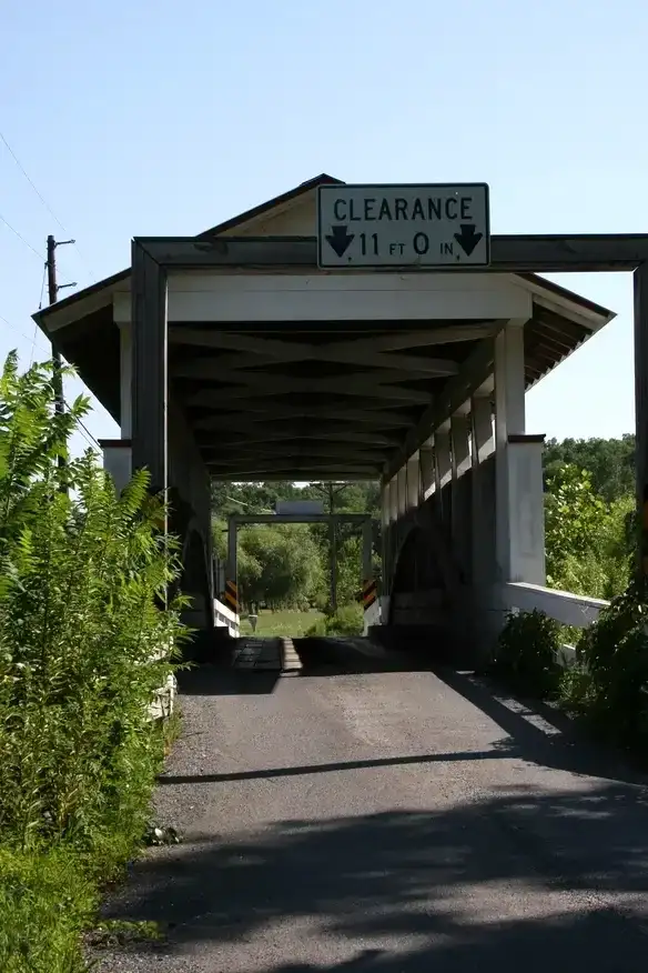 Snooks Covered Bridge in East St. Clair PA