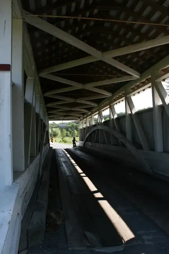 Snooks Covered Bridge in East St. Clair PA