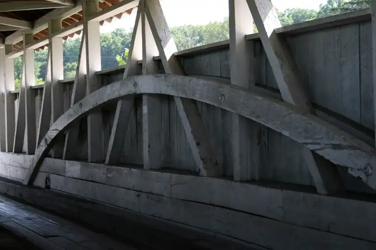 Snooks Covered Bridge in East St. Clair PA