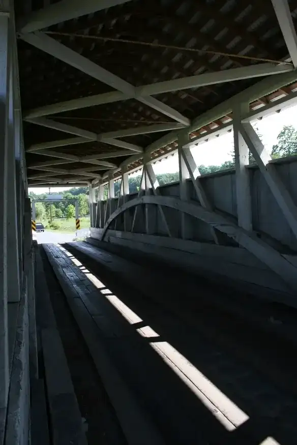 Snooks Covered Bridge in East St. Clair PA