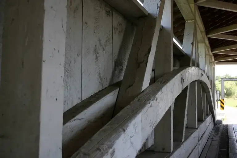 Snooks Covered Bridge in East St. Clair PA