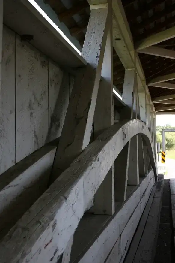 Snooks Covered Bridge in East St. Clair PA