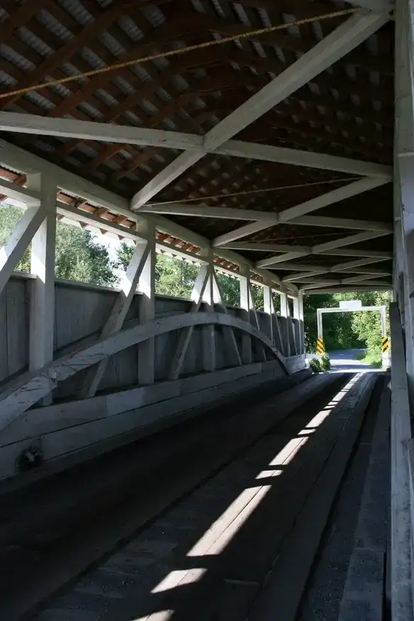 Snooks Covered Bridge in East St. Clair PA