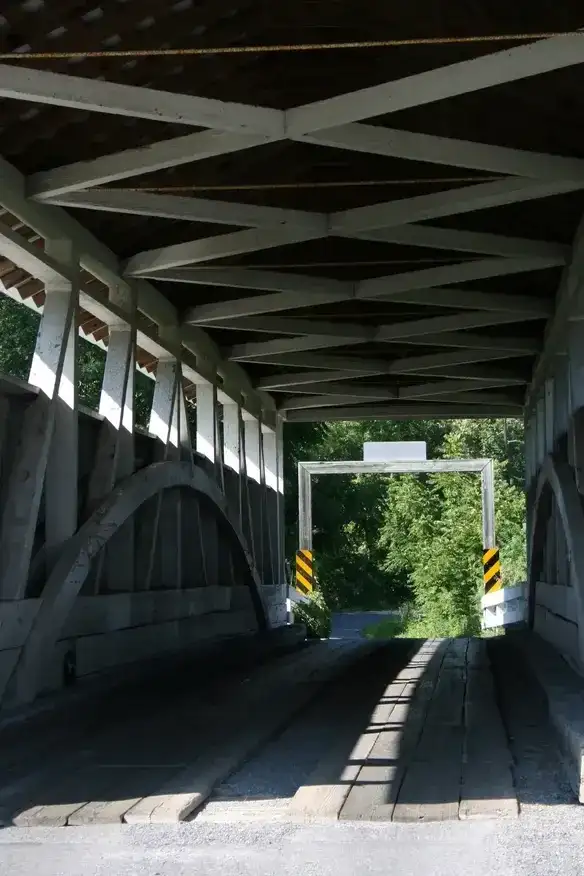 Snooks Covered Bridge in East St. Clair PA