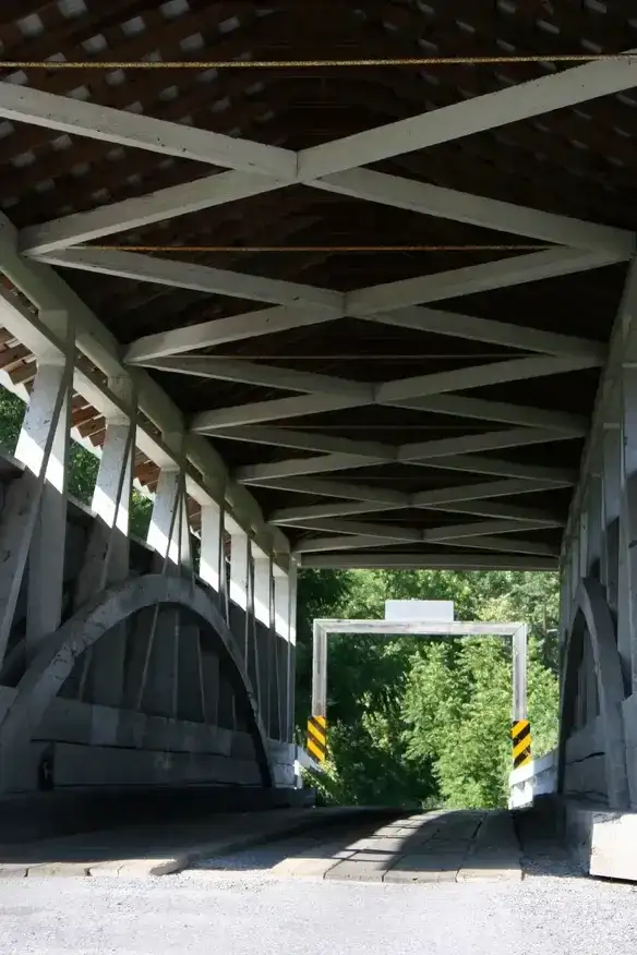 Snooks Covered Bridge in East St. Clair PA