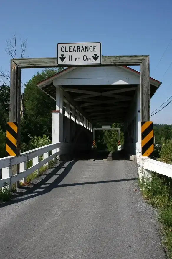 Snooks Covered Bridge in East St. Clair PA