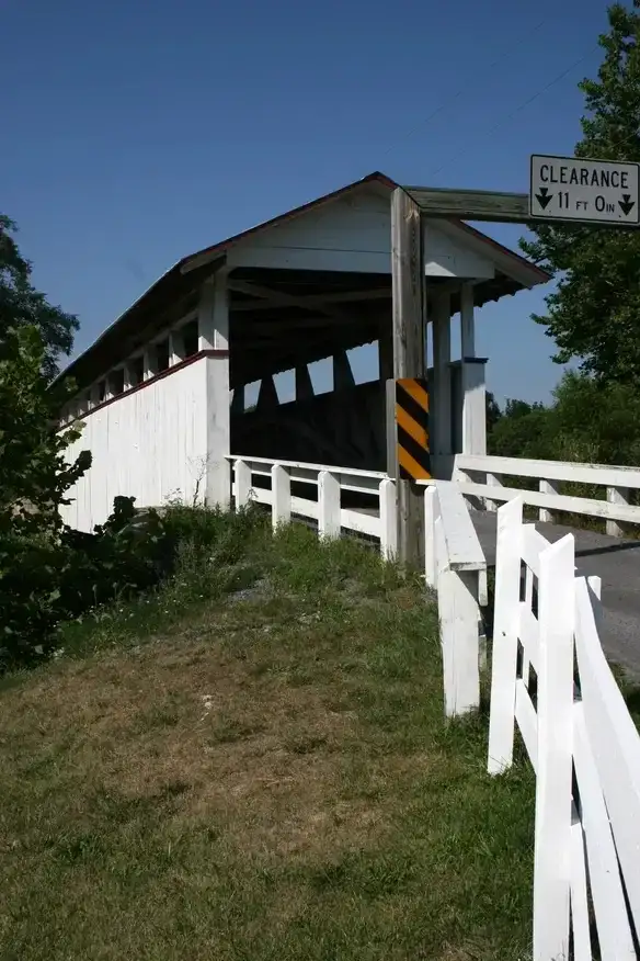 Snooks Covered Bridge in East St. Clair PA