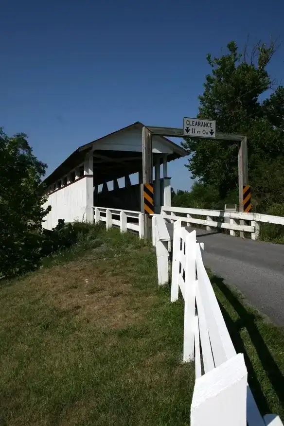 Snooks Covered Bridge in East St. Clair PA