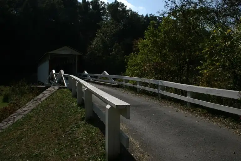 Jacksons Mill Covered Bridge in Breezewood