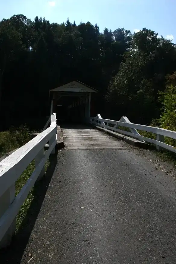 Jacksons Mill Covered Bridge in Breezewood