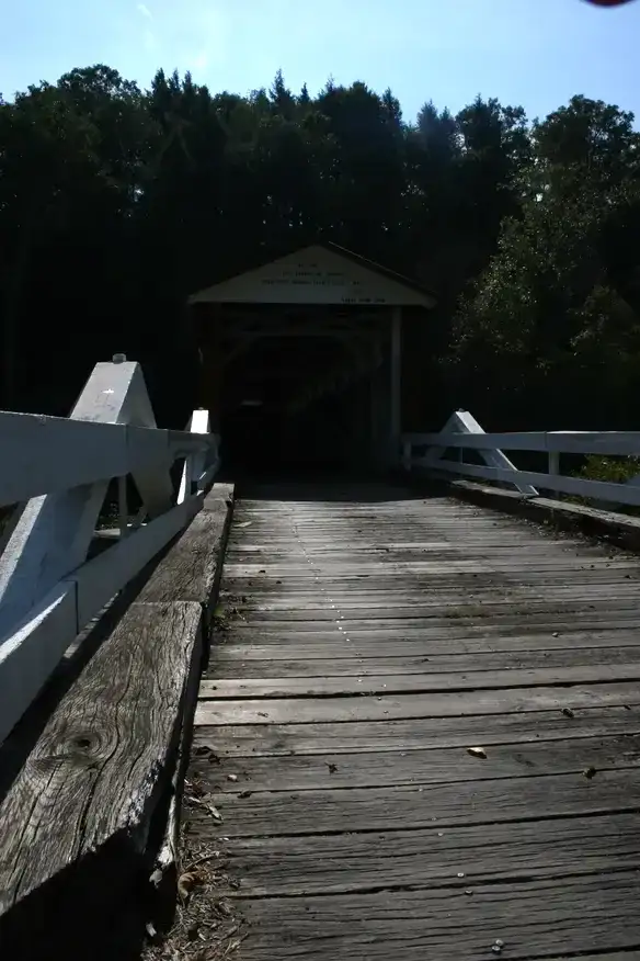 Jacksons Mill Covered Bridge in Breezewood