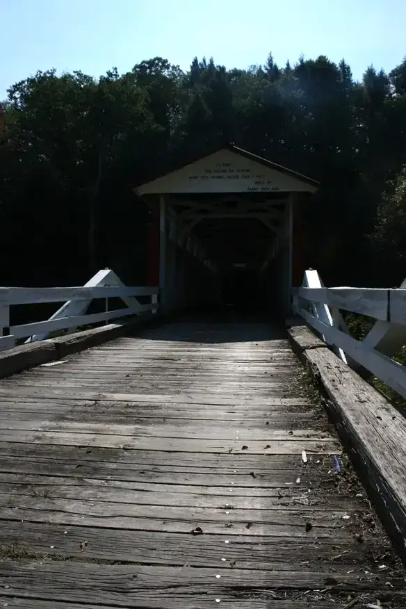 Jacksons Mill Covered Bridge in Breezewood