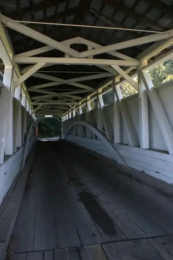 Jacksons Mill Covered Bridge in Breezewood