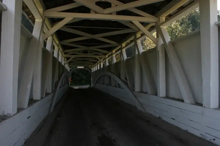 Jacksons Mill Covered Bridge in Breezewood