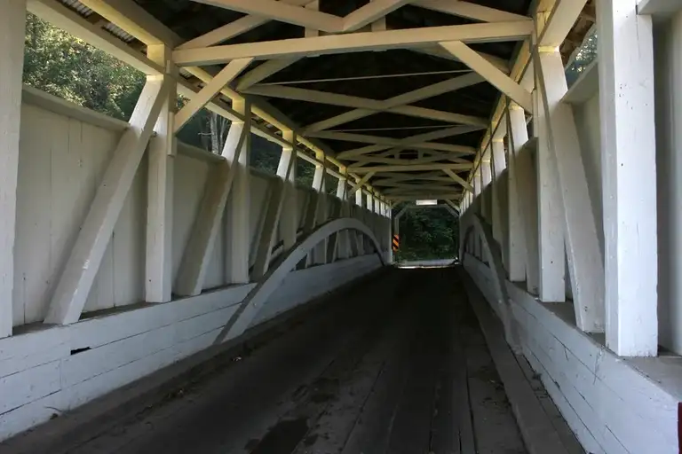 Jacksons Mill Covered Bridge in Breezewood