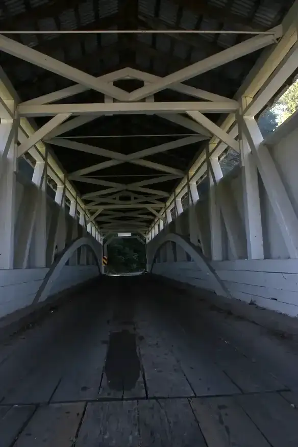 Jacksons Mill Covered Bridge in Breezewood