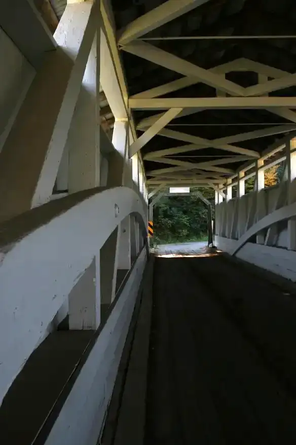 Jacksons Mill Covered Bridge in Breezewood