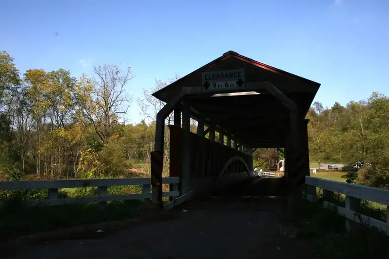 Jacksons Mill Covered Bridge in Breezewood