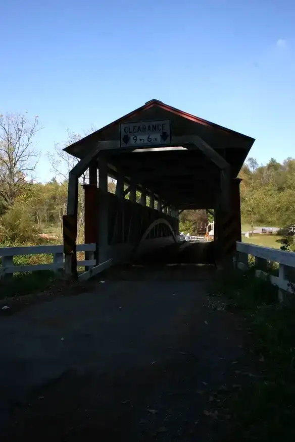 Jacksons Mill Covered Bridge in Breezewood