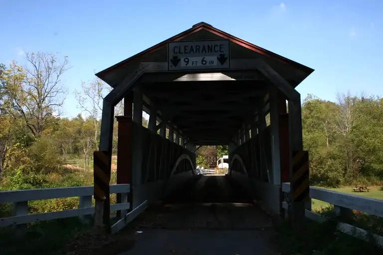 Jacksons Mill Covered Bridge in Breezewood