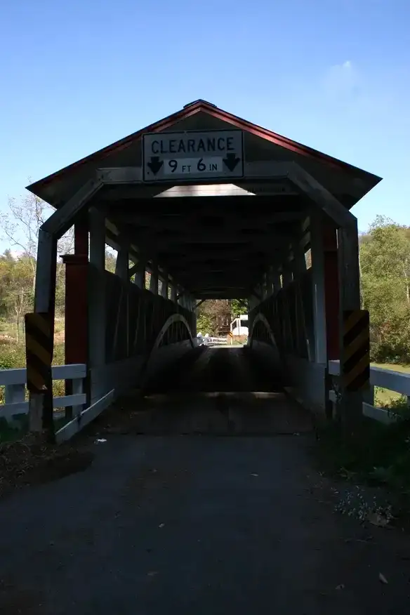 Jacksons Mill Covered Bridge in Breezewood