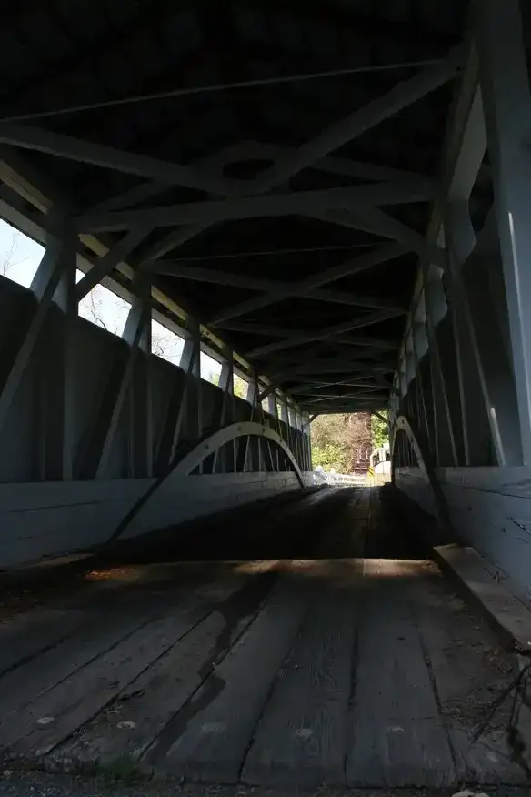 Jacksons Mill Covered Bridge in Breezewood