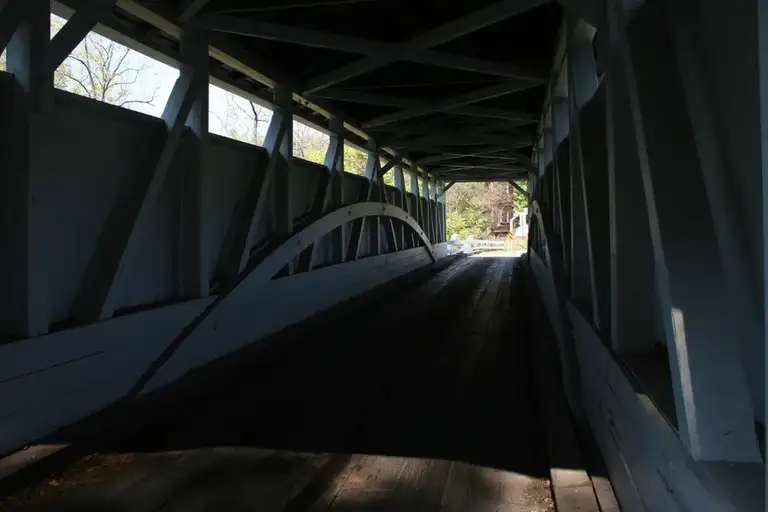 Jacksons Mill Covered Bridge in Breezewood