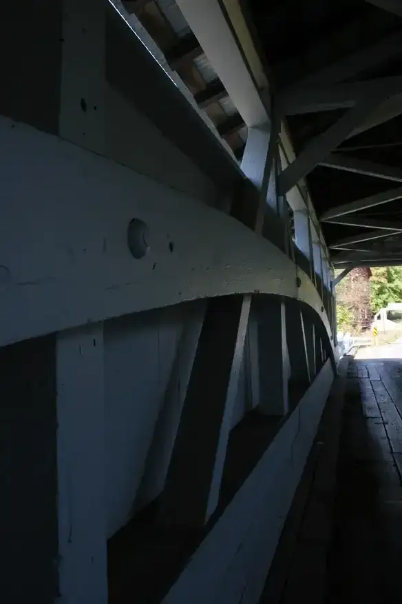 Jacksons Mill Covered Bridge in Breezewood