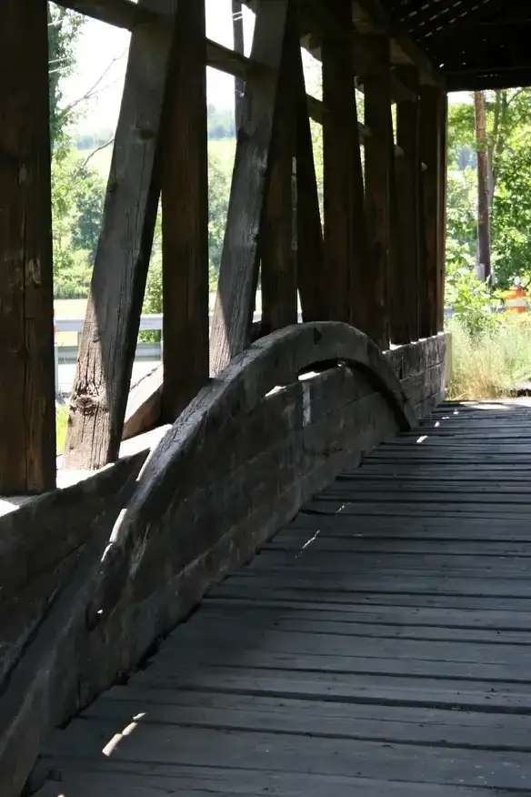 Cuppetts Covered Bridge in New Paris PA