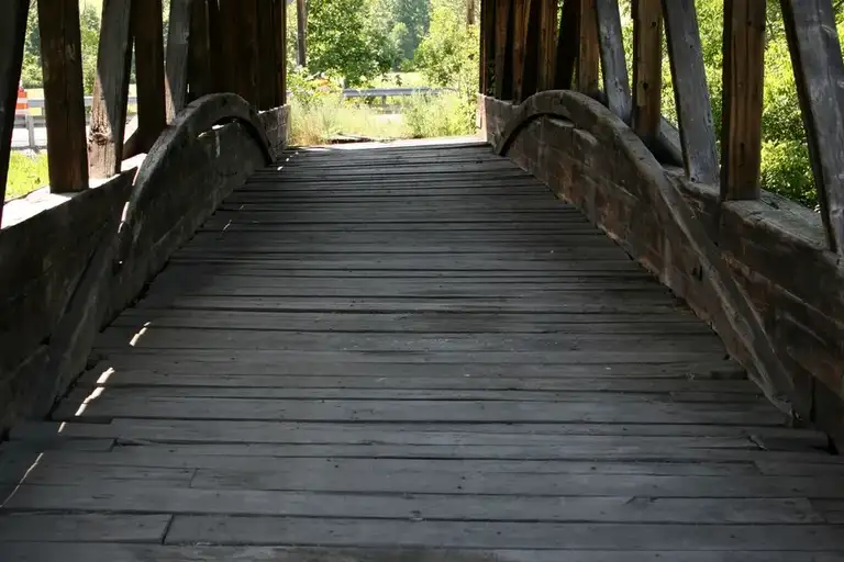 Cuppetts Covered Bridge in New Paris PA