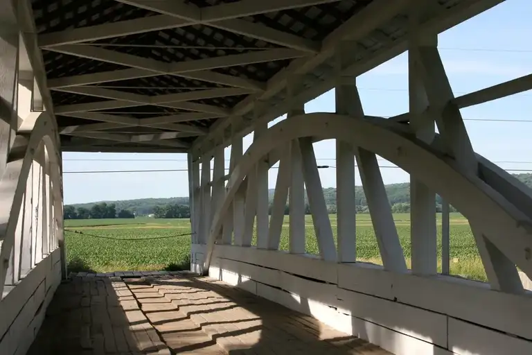 Bowsers Covered Bridge in Osterburg PA