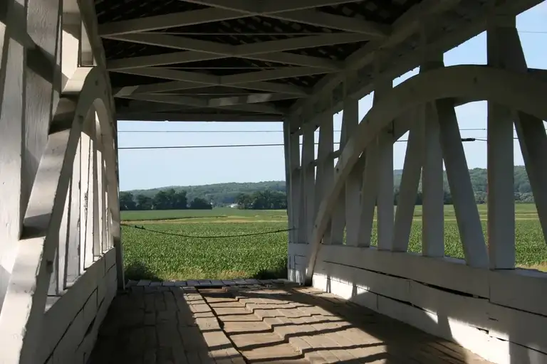 Bowsers Covered Bridge in Osterburg PA