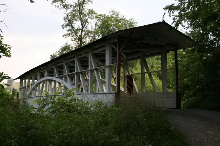 Turners Covered Bridge in Manns Choice PA