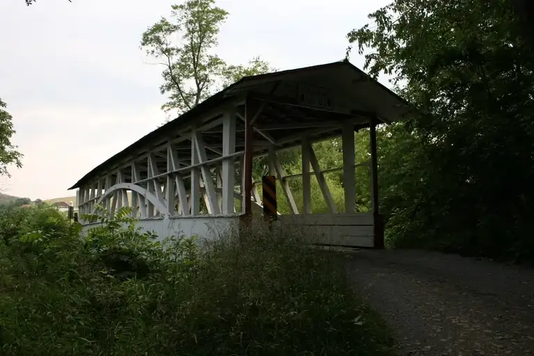 Turners Covered Bridge in Manns Choice PA