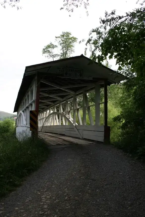 Turners Covered Bridge in Manns Choice PA